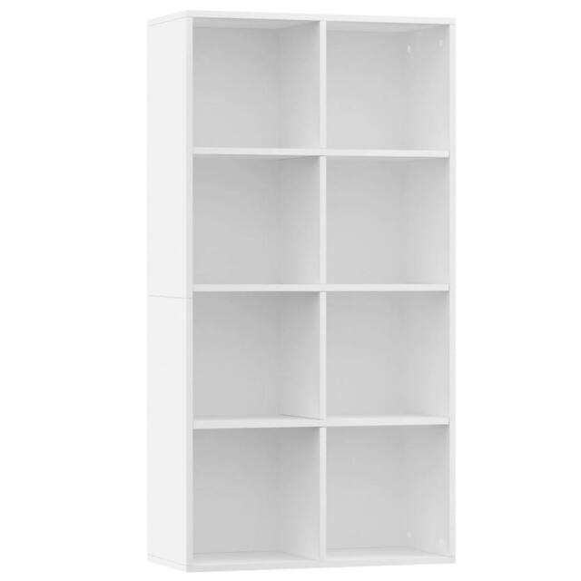Berkfield Home Book Cabinet/Sideboard White 66x30x130 cm Engineered Wood - Size: 66 x 30 x 130 cm - image 1