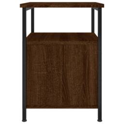 Berkfield Home Durable Bedside Cabinets 2 pcs Brown Oak 34x35.5x50 cm Engineered Wood - thumbnail 8