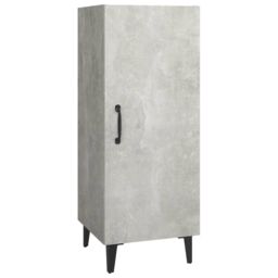 Berkfield Home Sideboard Concrete Grey 34.5x34x90 cm Engineered Wood - thumbnail 2