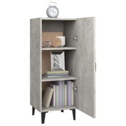 Berkfield Home Sideboard Concrete Grey 34.5x34x90 cm Engineered Wood - thumbnail 4