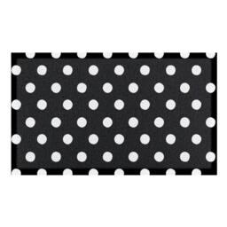 Artsy Mats Black Polka Dot Indoor Outdoor Doormat (70 x 40cm) - Size: 40 cm x 70 cm - thumbnail 2