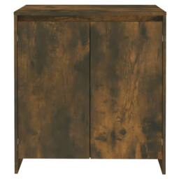 Berkfield Home Sideboard Smoked Oak 70x41x75 cm Engineered Wood in Brown - Size: 70 x 41 x 75 cm - thumbnail 6