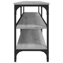 Berkfield Home TV Cabinet Grey Sonoma 160x30x50 cm Engineered Wood - Size: 160 x 30 x 50 cm - thumbnail 6