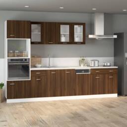 Berkfield Home Durable Drawer Bottom Cabinet Brown Oak 40x46x81.5 cm Engineered Wood - thumbnail 1