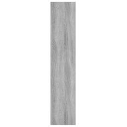 Berkfield Home Wall Shelf Grey Sonoma 90x16x78 cm Engineered Wood - Size: 90 x 16 x 78 cm - thumbnail 5