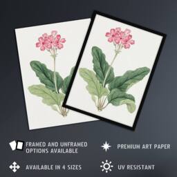 "Artery8 Sakura Flower Wall Art Print Vintage Japanese Botanical in Pink - Size: W18"" x H24""" - thumbnail 2