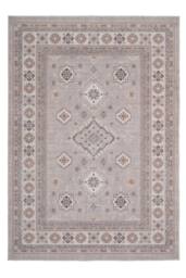 Kukoon Machine Washable Looped Pile Beige Vintage Living Room Area Rug - Size: 120 cm x 170 cm - thumbnail 1