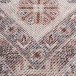 Kukoon Machine Washable Looped Pile Beige Vintage Living Room Area Rug - Size: 120 cm x 170 cm - thumbnail 9