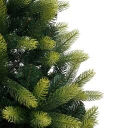 Berkfield Home Beautiful Artificial Hinged Christmas Tree with Stand 210 cm in Green - thumbnail 5