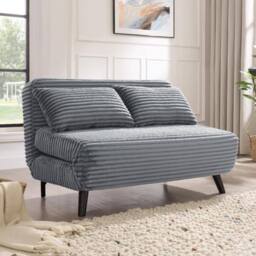 Home Detail Kellar Sofa Bed in Grey - Size: 2 Seater - thumbnail 1
