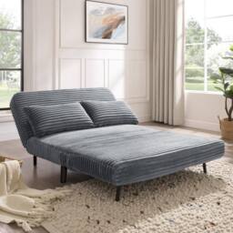 Home Detail Kellar Sofa Bed in Grey - Size: 2 Seater - thumbnail 2