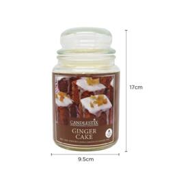 Voltico 18oz Ginger Cake Scented Jar Candle in Bright Yellow - thumbnail 6