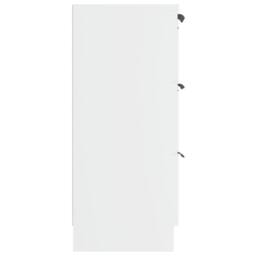 Berkfield Home Sideboard White 60x30x70 cm Engineered Wood - Size: 60 x 30 x 70 cm - thumbnail 6