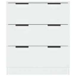 Berkfield Home Sideboard White 60x30x70 cm Engineered Wood - Size: 60 x 30 x 70 cm - thumbnail 5