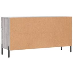 Berkfield Home Shoe Bench Grey Sonoma 102x35x55 cm Engineered Wood - Size: 102 x 35 x 55 cm - thumbnail 8
