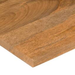 Berkfield Home Desk Top with Curve 120x60x2.5 cm Solid Wood Rough Mango in Brown - thumbnail 6