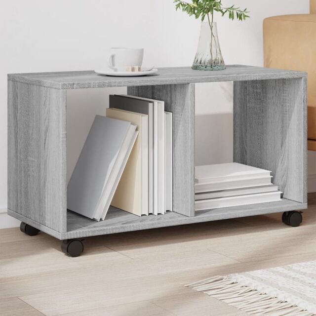 Berkfield Home vidaXL¬†Rolling¬†Cabinet¬†Grey Sonoma 72x33x42.5 cm Engineered Wood in Grey - image 1