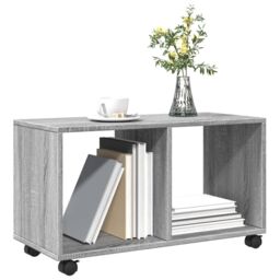 Berkfield Home vidaXL¬†Rolling¬†Cabinet¬†Grey Sonoma 72x33x42.5 cm Engineered Wood in Grey - thumbnail 4