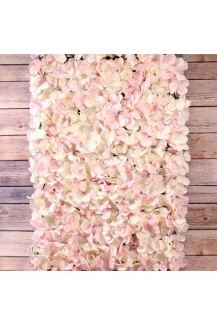 KDMD Pink & Cream Hydrangea Flower Wall Panel 40 x 60cm - Size: 40 x 60 cm - image 1