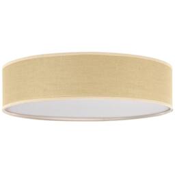 Wyld and Coco 60cm Natural Paper Wicker Flush-Mount Ceiling Lamp - thumbnail 2