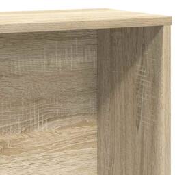 Berkfield Home Bookcase Sonoma Oak 60x24x120 cm Engineered Wood in Brown - Size: 60 x 24 x 120 cm - thumbnail 8