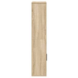 Berkfield Home Bookcase Sonoma Oak 60x24x120 cm Engineered Wood in Brown - Size: 60 x 24 x 120 cm - thumbnail 5