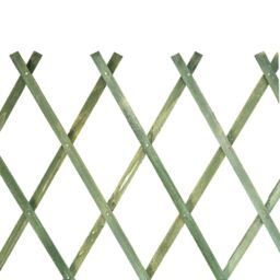 Marco Paul 1.8m Heavy Duty Expanding Wooden Trellis - Green in Beige - thumbnail 2