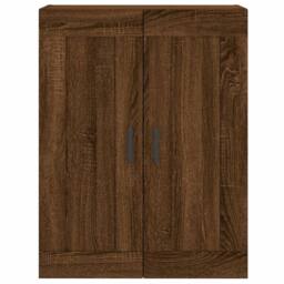 Berkfield Home Wall Mounted Cabinets 2 pcs Brown Oak Engineered Wood - thumbnail 6