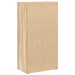 Berkfield Home Bookcase Sonoma Oak 40x24x77 cm Engineered Wood in Brown - Size: 40 x 24 x 77 cm - thumbnail 7