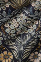 Appletree 'Evelina' Geometric Floral Duvet Cover Set in Navy - Size: King - thumbnail 3
