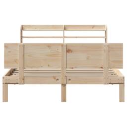 Berkfield Home Bed Frame with Headboard without Mattress 160x200 cm in Tan - thumbnail 4