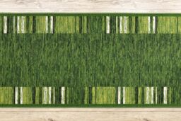 RugsX Anti-Slip Adagio Runner in Green - Size: 100 cm x 390 cm - thumbnail 5