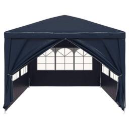 Berkfield Home Party Tent 3x6 m Blue - thumbnail 4