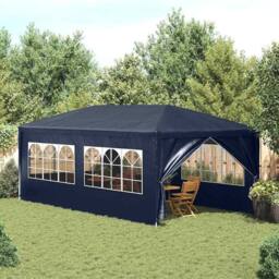 Berkfield Home Party Tent 3x6 m Blue - thumbnail 2