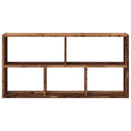 Berkfield Home Durable Wall Shelf Old Wood 100x25x50 cm Engineered Wood in Brown - Size: 100 x 25 x 50 cm - thumbnail 4
