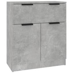 Berkfield Home Sideboards 3 pcs Concrete Grey Engineered Wood - thumbnail 8