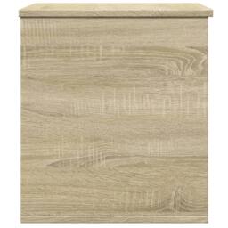 Berkfield Home Storage Box Sonoma Oak 60x42x46 cm Engineered Wood in Light Tan - Size: 60 x 42 x 46 cm - thumbnail 5