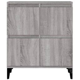 Berkfield Home Sideboards 3 pcs Grey Sonoma 60x35x70 cm Engineered Wood - Size: 60 x 35 x 70 cm - thumbnail 8