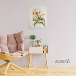 "Artery8 Frederick Sander Vanda Sanderiana Orchid Flowers Canvas Wall Art Print - Size: W12"" x H16""" - thumbnail 3