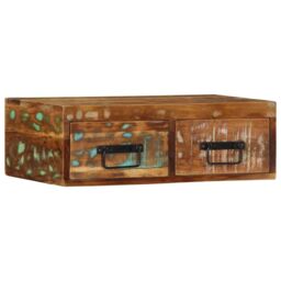 Berkfield Home Wall-mounted TV Cabinet 60x30x19 cm Solid Wood Reclaimed - Size: 60 x 30 x 19 cm - thumbnail 4
