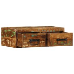 Berkfield Home Wall-mounted TV Cabinet 60x30x19 cm Solid Wood Reclaimed - Size: 60 x 30 x 19 cm - thumbnail 2