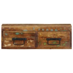 Berkfield Home Wall-mounted TV Cabinet 60x30x19 cm Solid Wood Reclaimed - Size: 60 x 30 x 19 cm - thumbnail 5