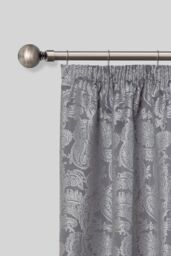 New Edge Blinds 16-19mm Sphere Extendable Durable Metal Curtain Pole Set in Charcoal - Size: 170 cm - 300 cm - thumbnail 2
