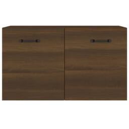 Berkfield Home Wall Cabinet Brown Oak 60x36.5x35 cm Engineered Wood - thumbnail 1