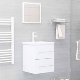 Berkfield Home Sink Cabinet White 41x38.5x48 cm Engineered Wood - thumbnail 6