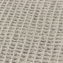 Yard Canopy Waffle 100% Cotton Oversized Throw in Beige - Size: 240 cm x 260 cm - thumbnail 3