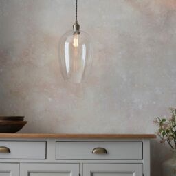 Netlighting 'LIVORNO' Dimmable Stylish Indoor Glass Single Pendant Ceiling Lamp in Yellow - thumbnail 5