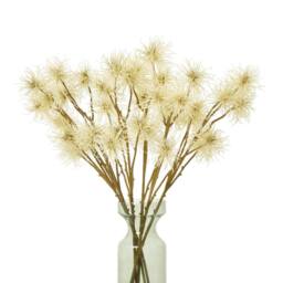 Sostter Cream Faux Floral Stem for Effortless Style - thumbnail 1