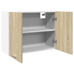 Berkfield Home Hanging Cabinet Lyon Sonoma Oak 80x31x60 cm Engineered Wood in Brown - Size: 80 x 31 x 60 cm - thumbnail 8