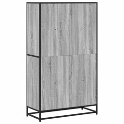 Berkfield Home Bookcase Grey Sonoma 80.5x35x139 cm Engineered Wood - thumbnail 6